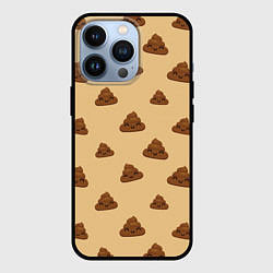 Чехол iPhone 13 Pro Какашка smile