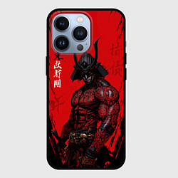 Чехол iPhone 13 Pro Демон Они самурай