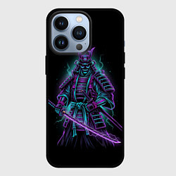 Чехол iPhone 13 Pro Неоновый электросамурай