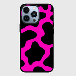 Чехол iPhone 13 Pro Розовая коровья расцветка