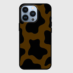 Чехол iPhone 13 Pro Коричневая коровья расцветка