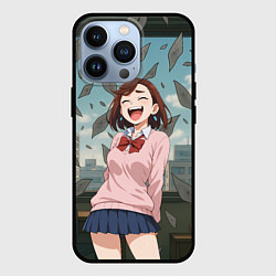 Чехол iPhone 13 Pro Сиратори Айра смеется - Дандадан