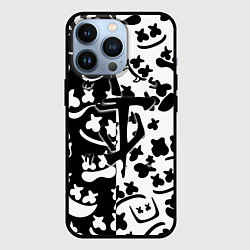 Чехол iPhone 13 Pro Doom x Marshmello pattern