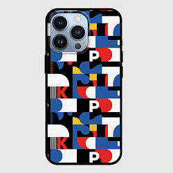 Чехол iPhone 13 Pro Геометрия букв