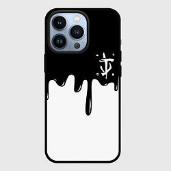 Чехол iPhone 13 Pro Doom logo жидкие краски