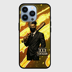 Чехол iPhone 13 Pro XXXTentacion в пиджаке с битой
