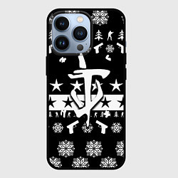 Чехол iPhone 13 Pro Doom x csgo winter