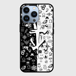 Чехол iPhone 13 Pro Doom ачивки паттерн