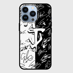 Чехол iPhone 13 Pro Doom автографы