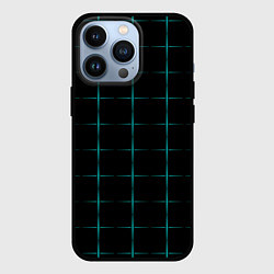 Чехол iPhone 13 Pro Color black blue crosses