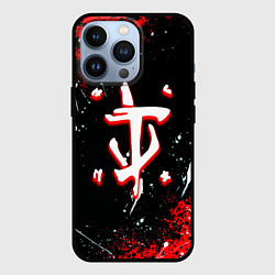 Чехол iPhone 13 Pro Doom краски абстракция