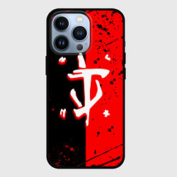 Чехол iPhone 13 Pro Doom текстура краски