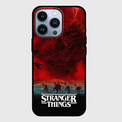 Чехол iPhone 13 Pro Векна и герои финального сезона Stranger things