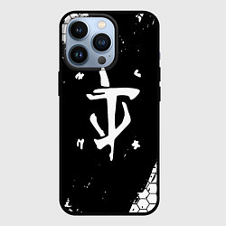 Чехол для iPhone 13 Pro Doom соты краски, цвет: 3D-черный