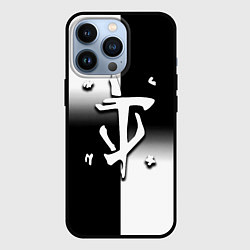 Чехол iPhone 13 Pro Doom black geometry