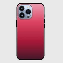 Чехол iPhone 13 Pro Градиент гранатовый