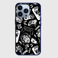 Чехол iPhone 13 Pro Retro gamer pattern