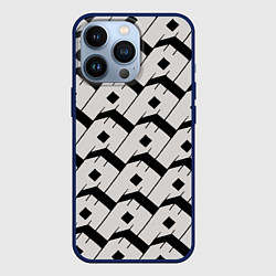 Чехол iPhone 13 Pro Три буквы: чёрные