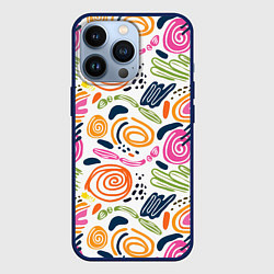 Чехол iPhone 13 Pro Яркие спирали