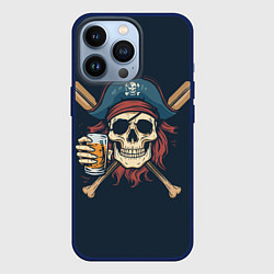 Чехол iPhone 13 Pro Пират с бокалом