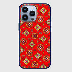 Чехол iPhone 13 Pro Яркий узор в этническом стиле