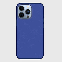 Чехол для iPhone 13 Pro Ярко синий с текстурой, цвет: 3D-тёмно-синий
