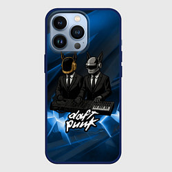 Чехол iPhone 13 Pro Daft Punk - кибер собаки за пультом