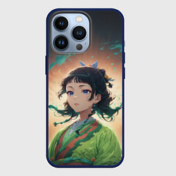 Чехол iPhone 13 Pro Маомао на фоне облаков