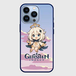 Чехол iPhone 13 Pro Genshin Impact чиби Паймон
