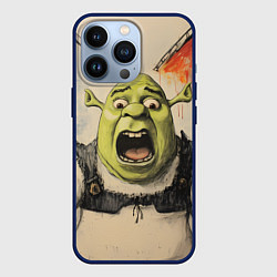 Чехол iPhone 13 Pro Шрек в панике