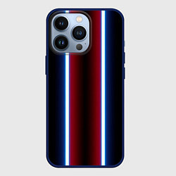 Чехол iPhone 13 Pro Color white blue red neon