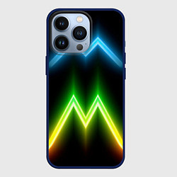 Чехол iPhone 13 Pro Neon multicolored lines