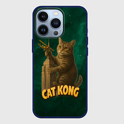 Чехол iPhone 13 Pro Cat Cong пародия на Кинг Конг