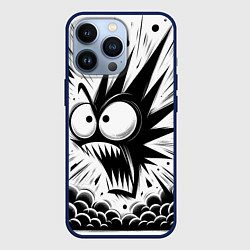 Чехол iPhone 13 Pro Дикая рожица - нейроарт фантазия