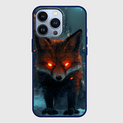 Чехол iPhone 13 Pro Лисица в городе киберпанк