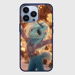 Чехол iPhone 13 Pro Лошадка отмечает новый год
