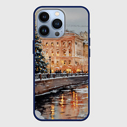 Чехол iPhone 13 Pro Новогодняя елка в Питере