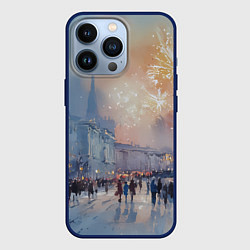 Чехол iPhone 13 Pro Новогодняя Питерская атмосфера