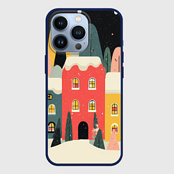Чехол iPhone 13 Pro Разноцветные новогодние дома
