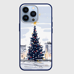 Чехол iPhone 13 Pro Новый год минимализм