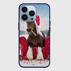 Чехол iPhone 13 Pro Новогодний конь