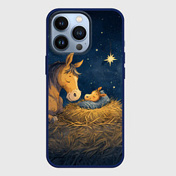 Чехол iPhone 13 Pro Лошадка спит с жеребенком