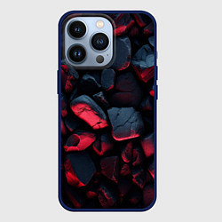 Чехол для iPhone 13 Pro Камни, цвет: 3D-тёмно-синий