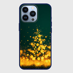 Чехол iPhone 13 Pro Новогодние елочки из боке