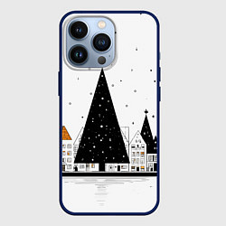 Чехол iPhone 13 Pro Новый год - минимализм