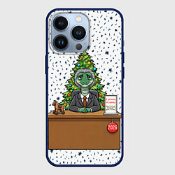 Чехол iPhone 13 Pro Я устал я ухожу - новогодний мем 2026