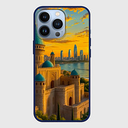 Чехол iPhone 13 Pro Баку сплетение эпох на закате