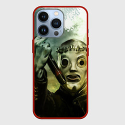 Чехол для iPhone 13 Pro Slipknot, цвет: 3D-красный