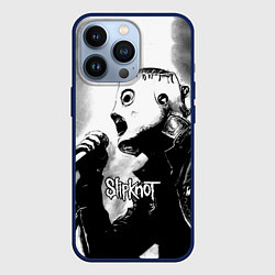 Чехол для iPhone 13 Pro Slipknot, цвет: 3D-тёмно-синий