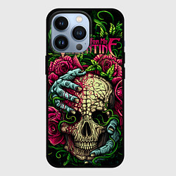 Чехол iPhone 13 Pro BFMV: Roses Skull